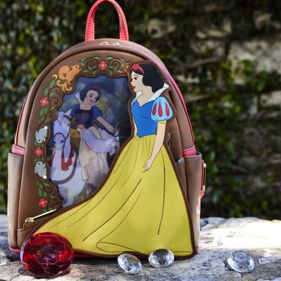 Loungefly x Disney Snow White & Seven Dwarfs Lenticular Backpack Bag Purse NWT Loungefly Disney Snow White and the Seven Dwarfs Lenticular  main image 2